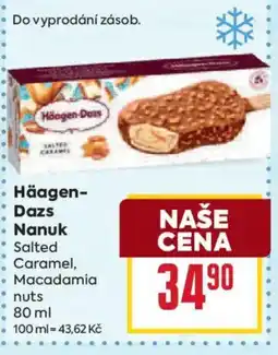 Billa Häagen-Dazs Nanuk Salted Caramel, Macadamia nuts nabídka