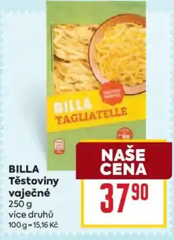 Billa Billa těstoviny vaječné nabídka