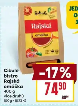 Billa Cibule bistro Rajská omáčka nabídka