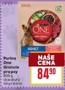 Billa Purina One Granule pro psy nabídka