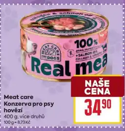 Billa Meat care konzerva pro psy hovězí nabídka