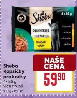 Billa Sheba kapsičky pro kočky nabídka