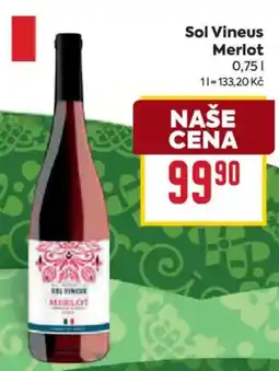 Billa Sol Vineus Merlot nabídka