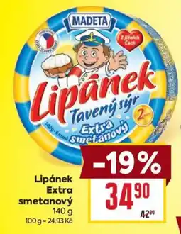 Billa Madeta lipánek extra smetanový nabídka