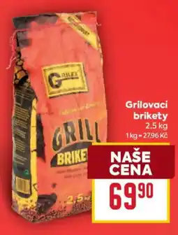Billa Grilex grill brikety nabídka
