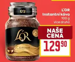 Billa L'OR instantní káva nabídka