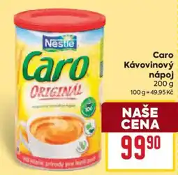 Billa Caro kávovinový nápoj nabídka