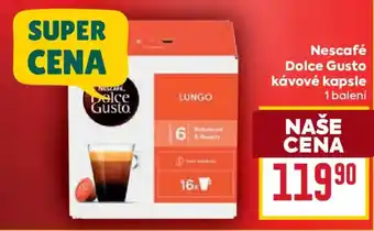 Billa Nescafé Dolce Gusto kávové kapsle nabídka