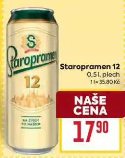 Billa Staropramen 12 nabídka