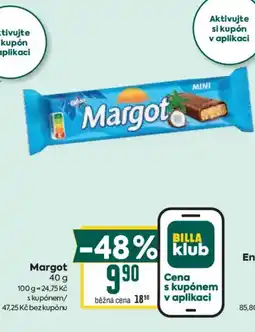 Billa Margot mini nabídka
