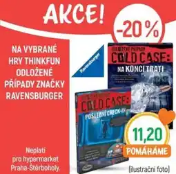 Globus Ravensburger hry thinkfun odložené případy nabídka
