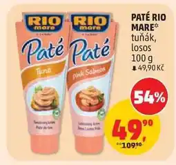 Penny Market PATÉ RIO MARE nabídka
