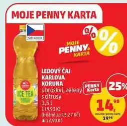 Penny Market Ledový čaj Karlova Koruna nabídka