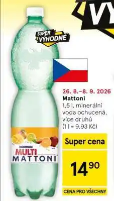 Tesco Mattoni nabídka
