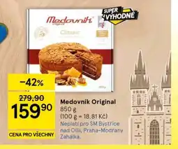 Tesco MEDOVNÍK ORIGINAL nabídka