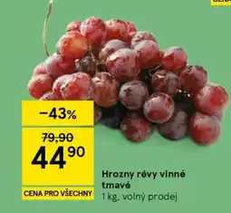 Tesco Hrozny révy vinné tmavé nabídka