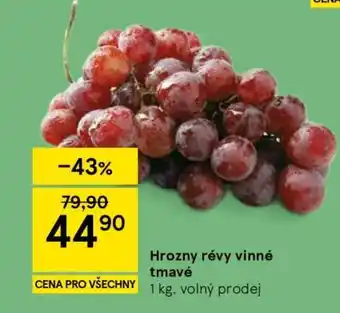 Hrozny révy vinné tmavé