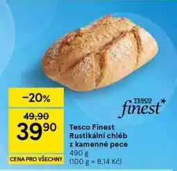Tesco Tesco Finest Rustikální chléb z kamenné pece nabídka