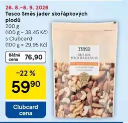 Tesco Tesco Směs jader skořápkových plodů nabídka