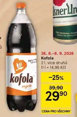 Tesco Kofola nabídka