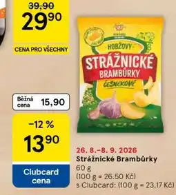 Tesco Strážnické brambůrky nabídka