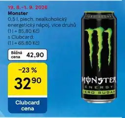 Tesco Monster nabídka
