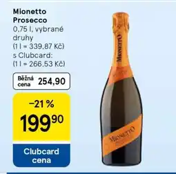 Tesco Mionetto Prosecco nabídka