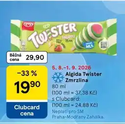 Tesco Algida Twister Zmrzlina nabídka