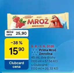 Tesco Prima Mrož Zmrzlina nabídka