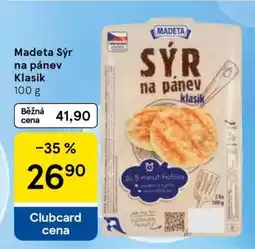 Tesco Madeta Sýr na pánev klasik nabídka