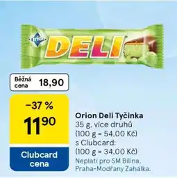 Tesco Orion Deli Tyčinka nabídka