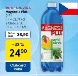 Tesco Magnesia Plus nabídka