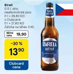 Tesco Birell nabídka
