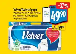 Albert Velvet Toaletní papír nabídka
