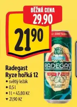 Albert Radegast Ryze Hořká 12 nabídka