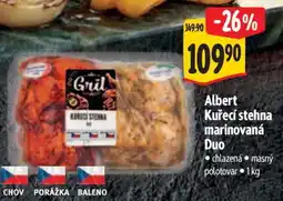 Albert Albert Kuřecí stehna marinovaná DUO nabídka