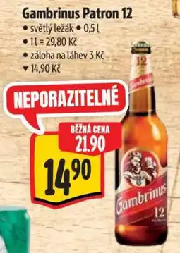 Albert Gambrinus Patron 12 nabídka