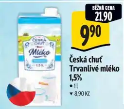 Albert Česká chuť Trvanlivé mléko 1,5% nabídka