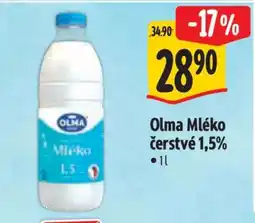 Albert Olma MLÉKO ČERSTVÉ 1,5 % nabídka