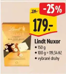 Albert Lindt Nuxor nabídka