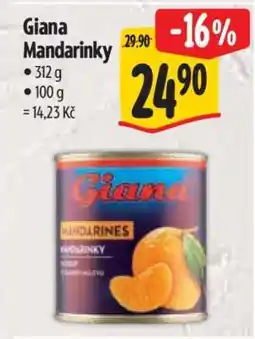 Albert Giana Mandarinky nabídka