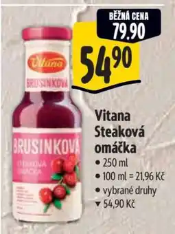 Albert Vitana Steaková omáčka nabídka