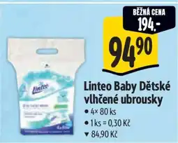 Albert Linteo Baby dětské vlhčené ubrousky nabídka