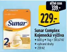 Albert Sunar Complex kojenecká výživa nabídka