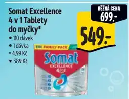 Albert Somat Excellence 4 v 1 Tablety do myčky nabídka