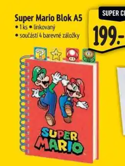 Albert Super Mario Blok A5 nabídka