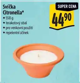 Albert Svíčka citronella nabídka