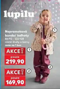 Kaufland Nepromokavá bunda/kalhoty nabídka