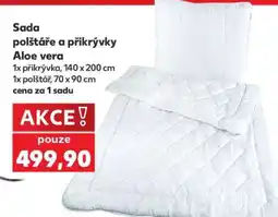 Kaufland Sada polštáře a přikrývky Aloe Vera nabídka