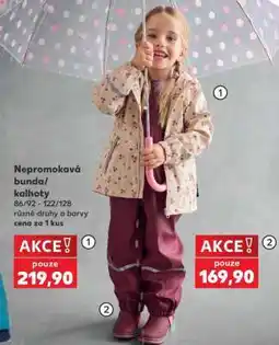 Kaufland Nepromokavá bunda/kalhoty nabídka